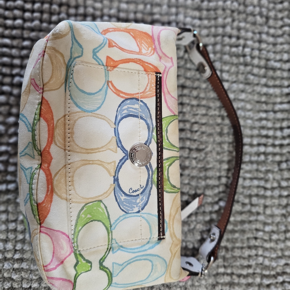 Coach Multicolor Patterned Shoulder Bag